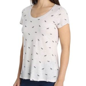 Splendid Zebra Crew T-Shirt ✨⚡️